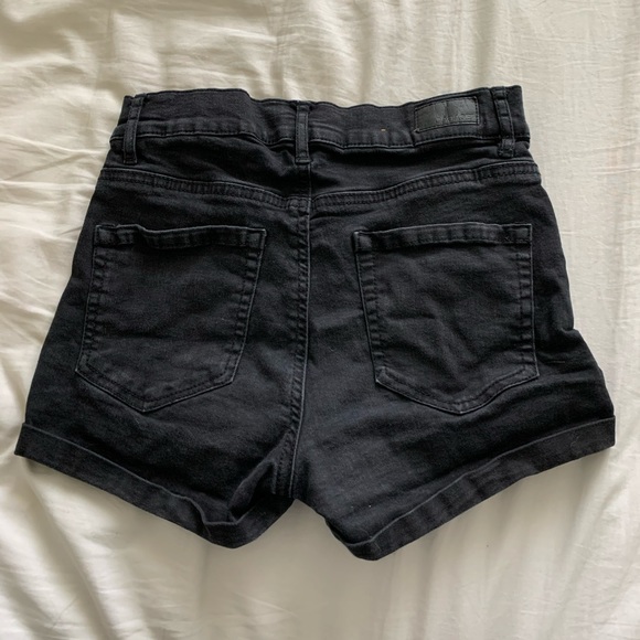 High waisted garage Jean shorts - Picture 2 of 3